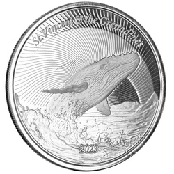 St. Vincent & The Grenadines - Humpback Whale 1 uncja Srebra 2023 Prooflike (moneta w kapslu)