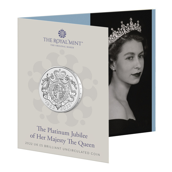 The Platinum Jubilee of Her Majesty The Queen £5 28.28 gramów Miedzioniklu 2022