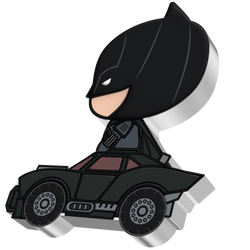 Niue: The Batman - Batman Day Chibi Coin kolorowany 2 uncje Srebra 2022 Proof