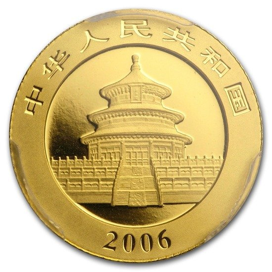 Chińska Panda 1/10 uncji Złota 2006