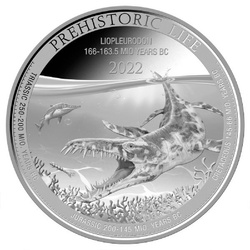 Congo: Prehistoric Life - Liopleurodon 1 uncja Srebra 2022