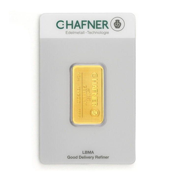 Sztabka Złota 1/2 Uncji Złota C Hafner