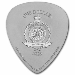 Niue: KISS 50th Anniversary 10 gramów Srebra 2023 Guitar Pick