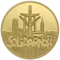 Polska: III RP "Solidarność" 200 000 Złotych 1990 PF 69 Ultra Cameo