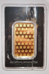 1 uncja Sztabka Złota RCM Uszkodzony CertiPack