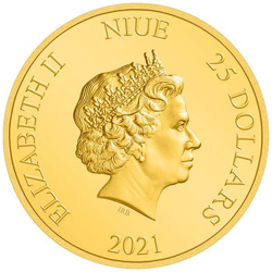 Niue: Harry Potter Classic - Dobby the House Elf 1/4 uncji Złota 2021 Proof