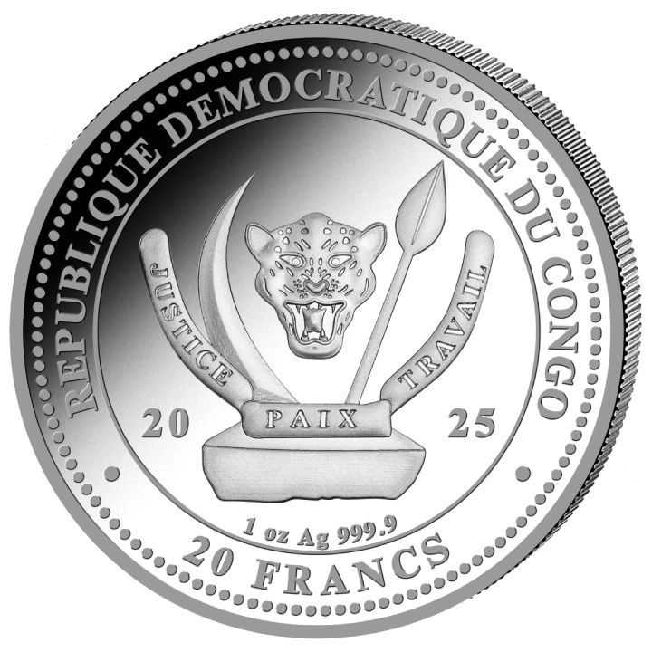 Congo: World’s Wildlife – Lion 1 uncja Srebra 2025