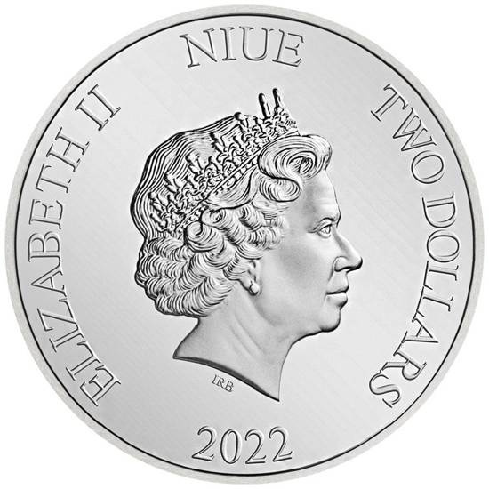 Niue: Disney Piraci z Karaibów - Silent Mary 1 uncja Srebra 2022