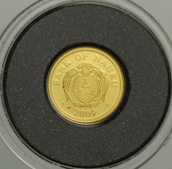 Rafa koralowa 0,5 g Złota 2009 Proof