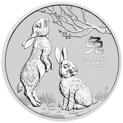 Perth Mint: Lunar III - Rok Królika 5 uncji Srebra 2023