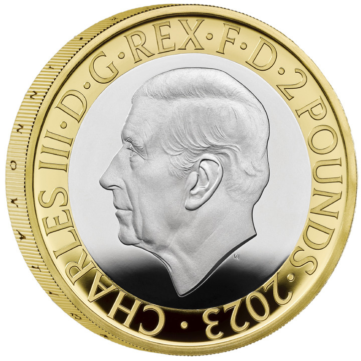 Ada Lovelace £2 pozłacany Srebro 2023 Proof