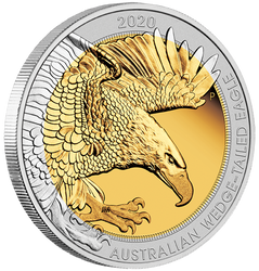 Orzeł Australijski 3/4 uncji Platyny i 3/4 uncji Złota Proof 2020