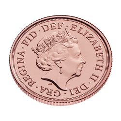 Wielka Brytania: Złoty Suweren Elżbieta II 2021
