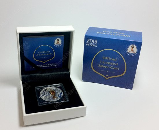 Trofeum 1 uncja Srebra FIFA World Cup 2018 Proof