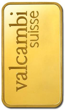 1 uncja Sztabka Złota Valcambi LBMA