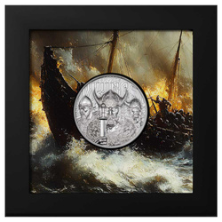 Cook Islands: Savage Vikings 1 uncja Srebra 2026 Proof