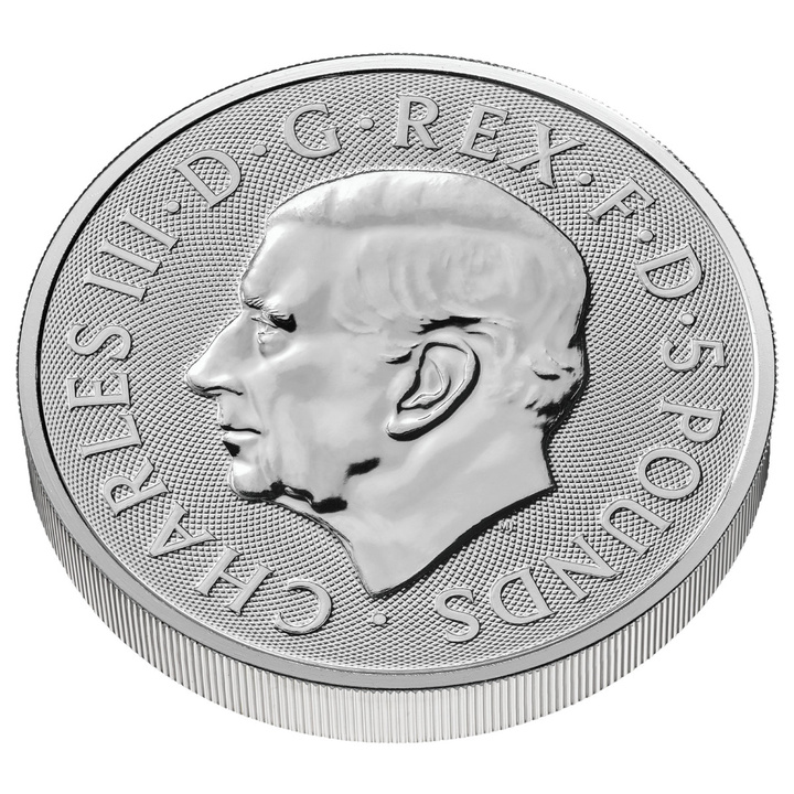 The Royal Tudor Beasts: Queen's Lion 2 uncje Srebra 2026