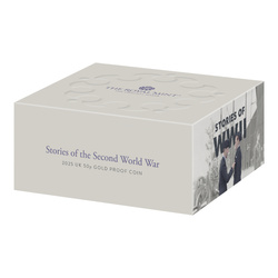Stories of The Second World War 50p Złoto 2025 Proof