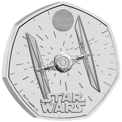 Star Wars: TIE Fighter 50p Miedzionikiel 2024