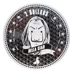 Niue: Bella Ciao 1 uncja Srebra 2022 Prooflike