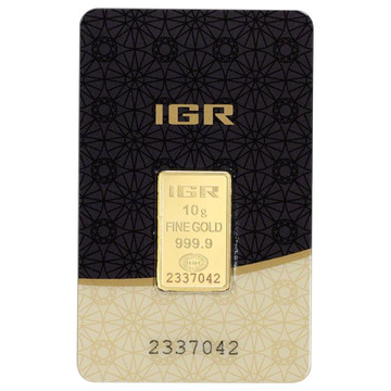 Sztabka IGR 10 gramów Złota LBMA GD Refiner