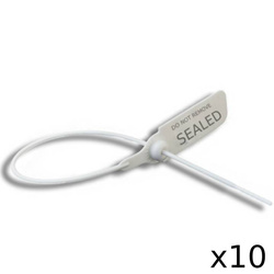 Plomba transportowa samochodowa (plastikowa) 10 sztuk