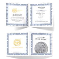 Germania Mint: Megafauna - Lew Jaskiniowy 1 uncja Srebra 2026