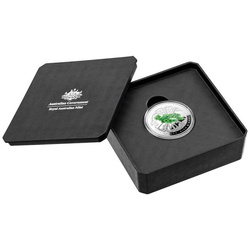 Beauty, Rich & Rare: Daintree Rainforest kolorowany 1 uncja Srebra 2022 Proof Domed Coin