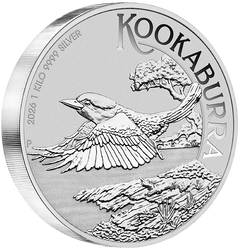 Kookaburra 1000 gramów Srebra 2026