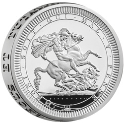 Great Engravers - Benedetto Pistrucci St George and the Dragon 2 uncje Srebra 2024 Proof