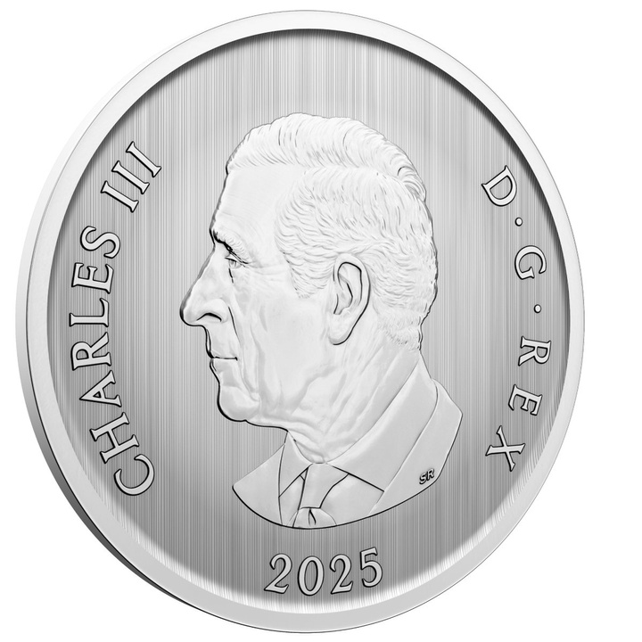 Canada: Whimsical Holiday Tree kolorowany 50 cents 2025 Specimen Lenticular Coin