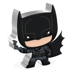 Niue: The Batman - Batman Chibi Coin kolorowany 1 uncja Srebra 2022 Proof