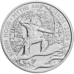 Myths & Legends: Robin Hood £5 Miedzionikiel 2024
