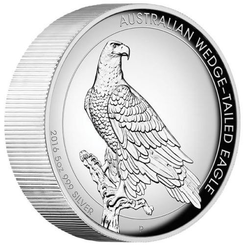 Orzeł Australijski 5 uncji Srebra 2016  Proof High Relief