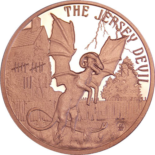 Cryptid Jersey Devil 1 uncja Miedzi