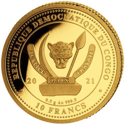 Bielik Amerykański (The Bald Eagle) 0,5 grama Złota 2021