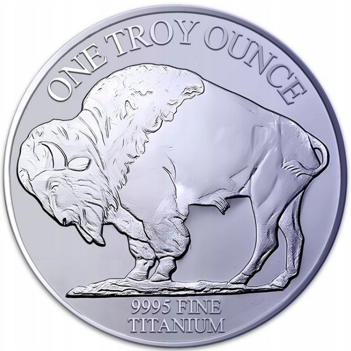 Amerykański Bizon 1 Uncja Tytanu 2026