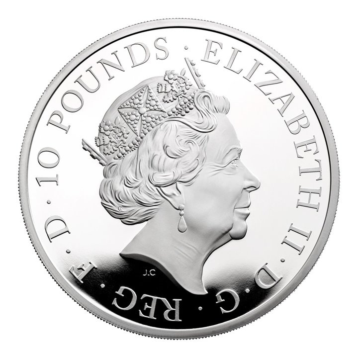 Royal Mint Lunar: Rok Królika 5 uncji Srebra 2023 Proof