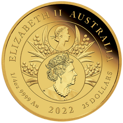 The Queen's Platinum Jubilee 1/4 uncji Złota 2022 Proof