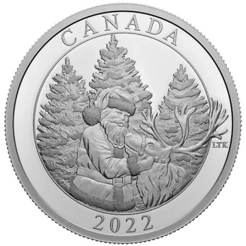 Canada: The Magic of the Season $50 Srebro 2022 Proof 