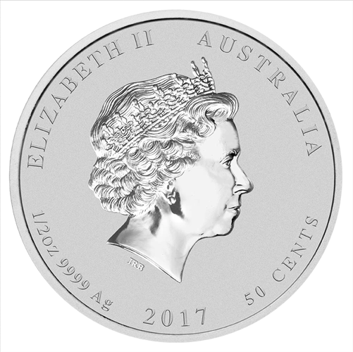 Lunar II: Rok Koguta 1/2 uncji Srebra 2017