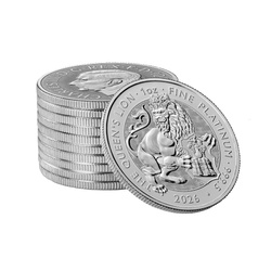 The Royal Tudor Beasts: Queen's Lion 1 uncja Platyny 2026