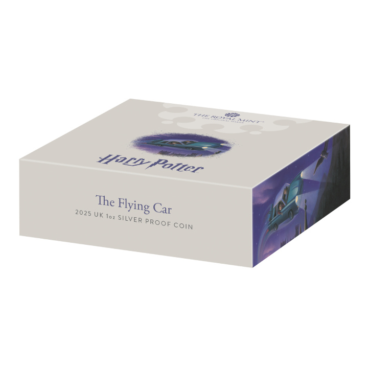 Harry Potter: The Flying Car 1 uncja Srebra 2025 Proof