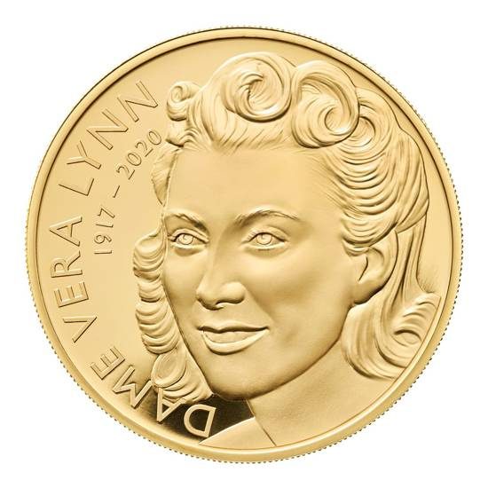 Celebrating the Life and Legacy of Dame Vera Lynn 5 uncji Złota 2022 Proof 
