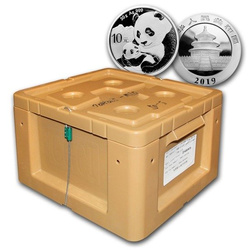 Chińska Panda 30 gramów Srebra 2019 PAKIET 450 SZTUK