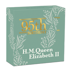 95. Urodziny Królowej Elżbiety II 2 uncje Złota 2021 Proof