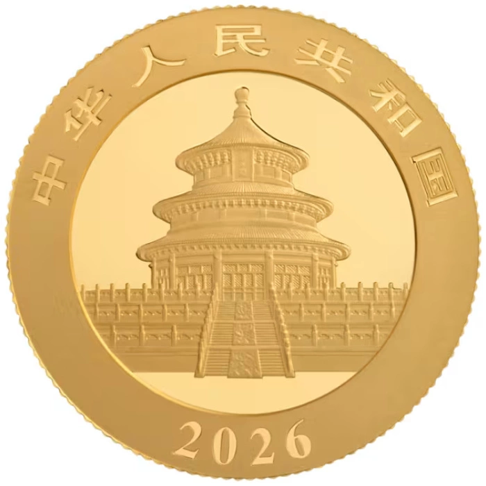 Chińska Panda 8 gramów Złota 2026