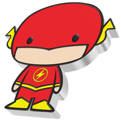 Niue: DC Comics - Flash Chibi Coin kolorowany 1 uncja Srebra 2020 Proof