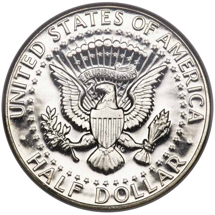 USA: 50 Centów - Half Dollar (0,50 USD) Srebro Różne Roczniki (próba Ag.400) Obiegowy