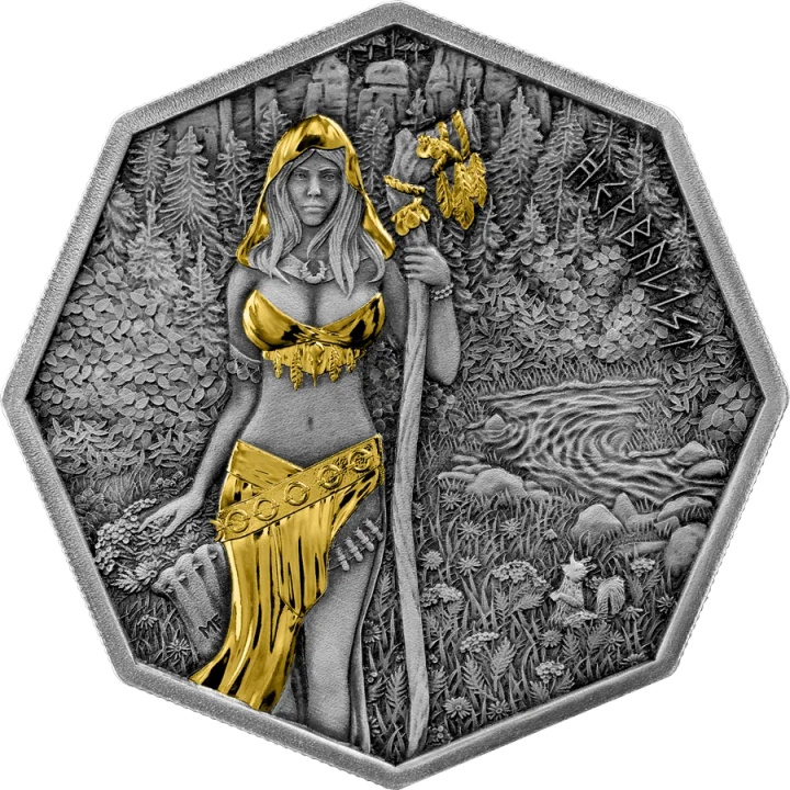 Witchcraft - Herbalist Ritual pozłacany 1 uncja Srebra 2025